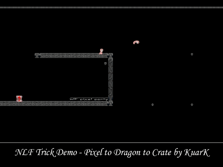 Pixel Move - Pixel to Dragon to Crate