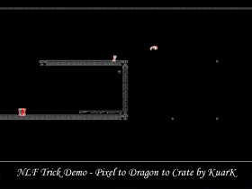 Pixel Move - Pixel to Dragon to Crate - Click to enlarge